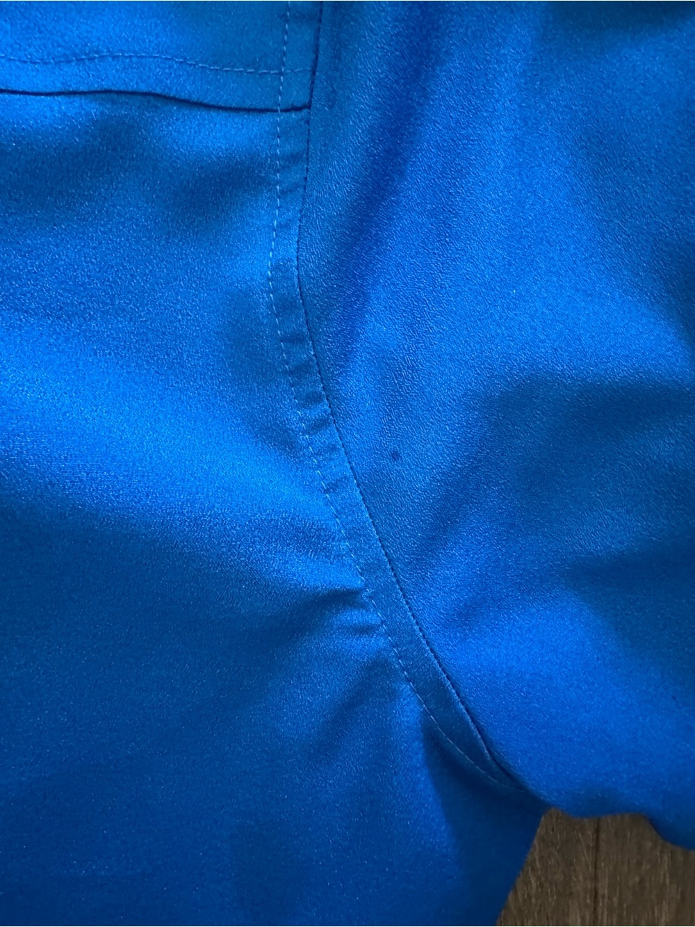 Ivanka Trump Cobalt Blue Split-Placket Tunic - Picture 8 of 8